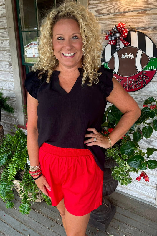 Classic Red Shorts