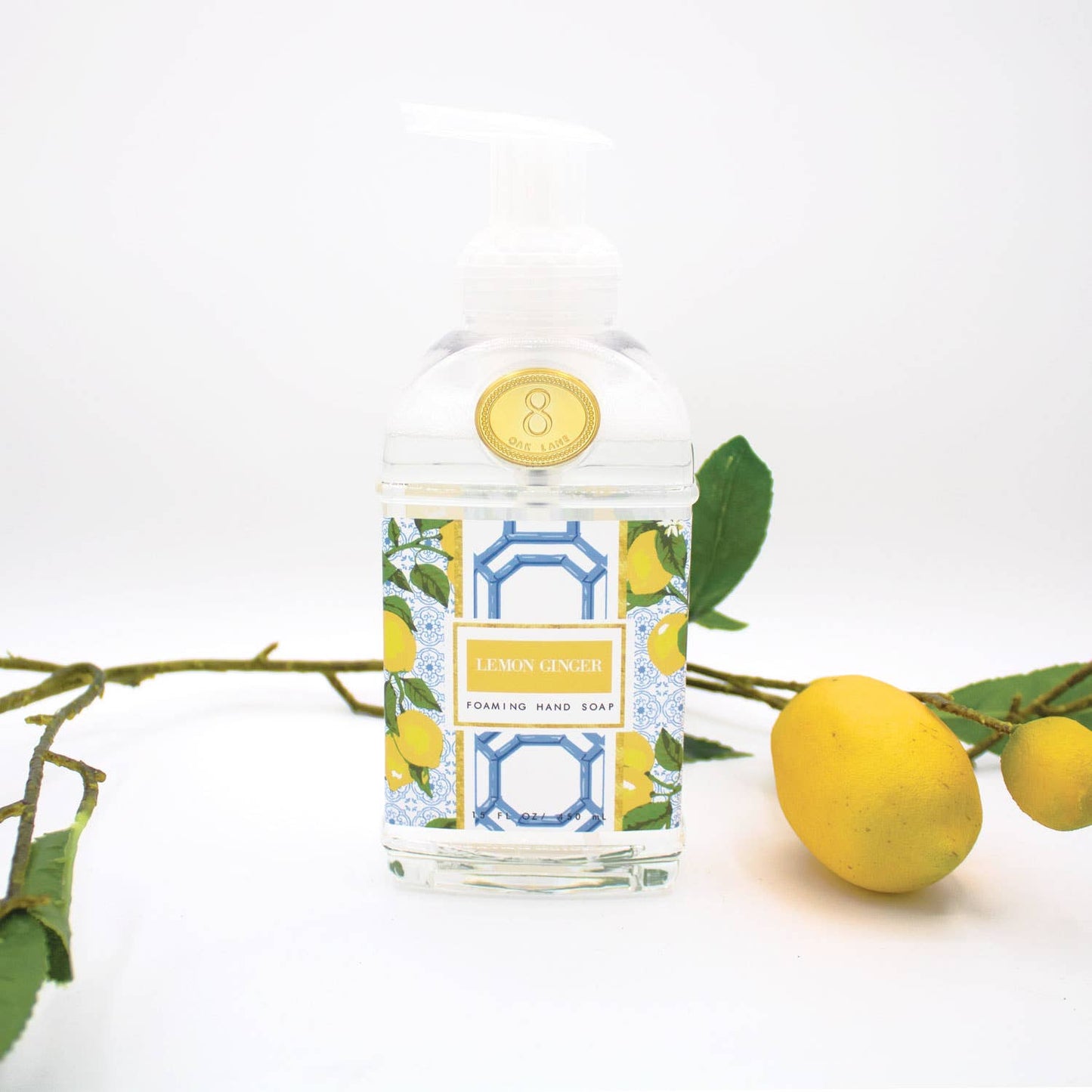 8 Oak Lane - Lemon Ginger 15oz Foaming Hand Soap