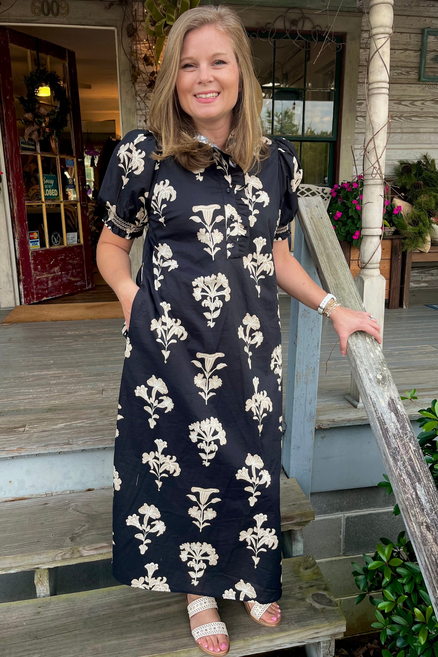 Stella Black + Cream Dress