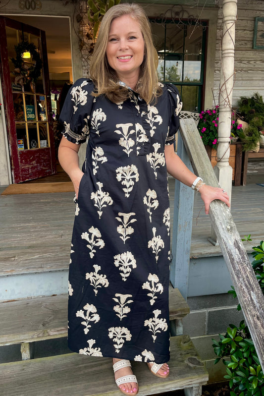 Stella Black + Cream Dress