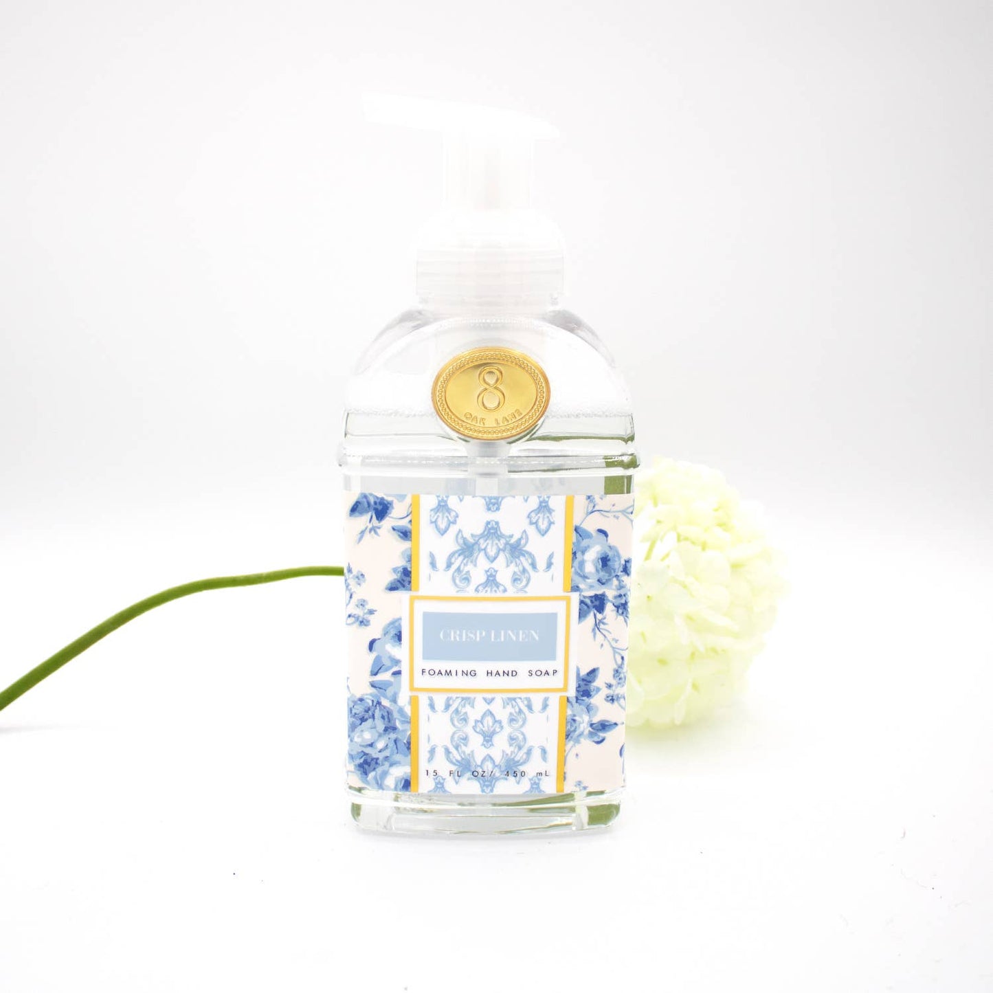 8 Oak Lane - Crisp Linen 15oz Foaming Hand Soap