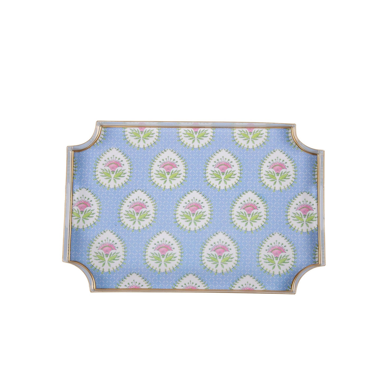 Jaye's Studio - Daphne Enameled Jaye Tray: Multi-Color