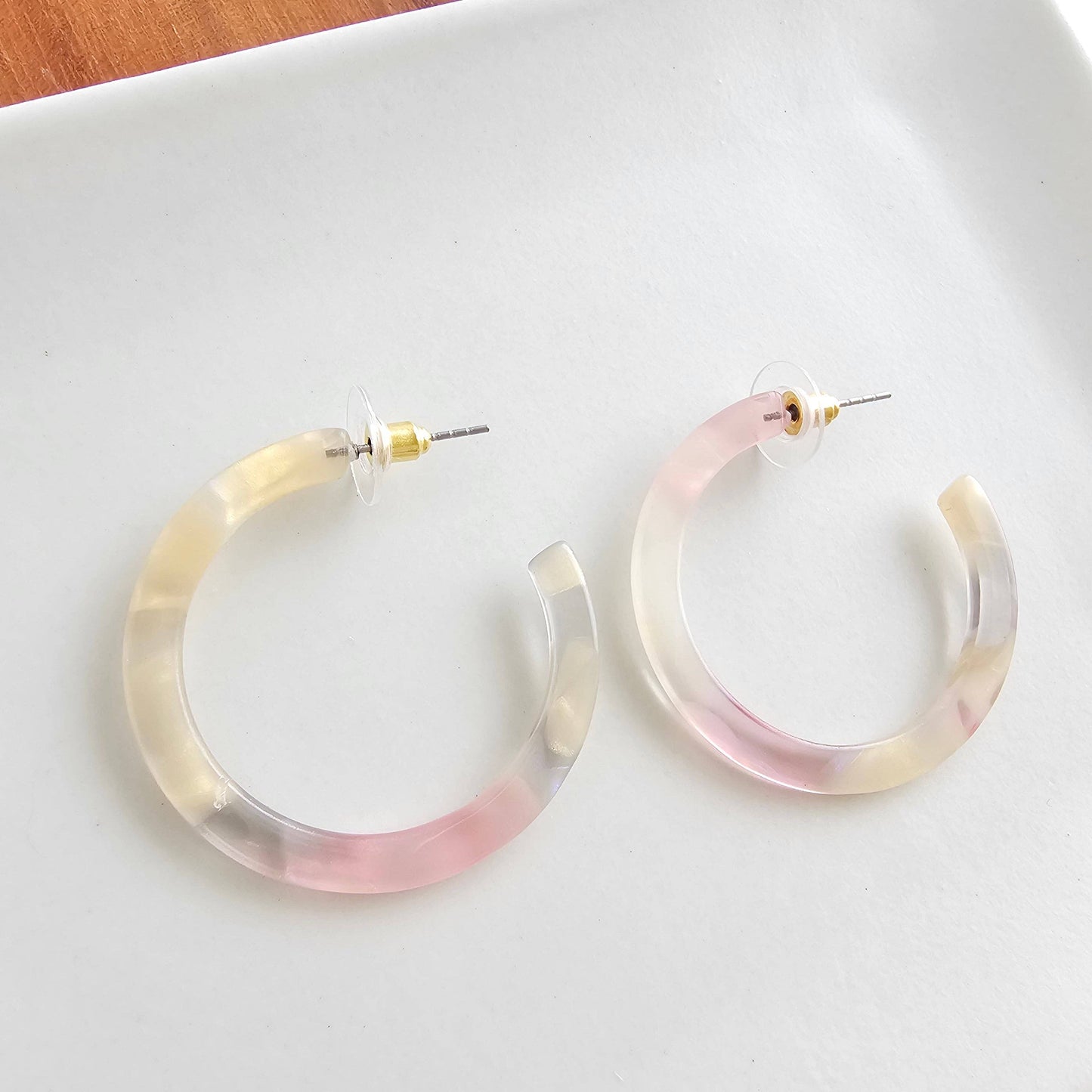 Spiffy & Splendid - Camy Hoops - Spring Spritz // Spring Earrings, Jewelry