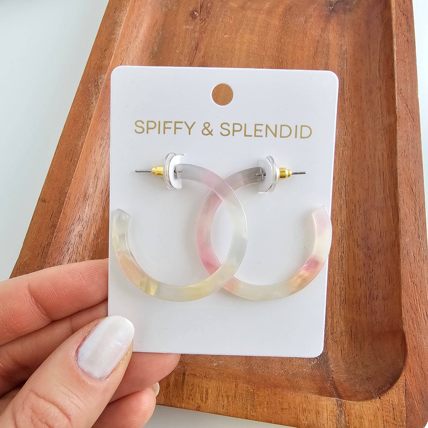 Spiffy & Splendid - Camy Hoops - Spring Spritz // Spring Earrings, Jewelry