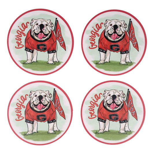 Glory Haus - Georgia Mascot Set of 4 Coasters