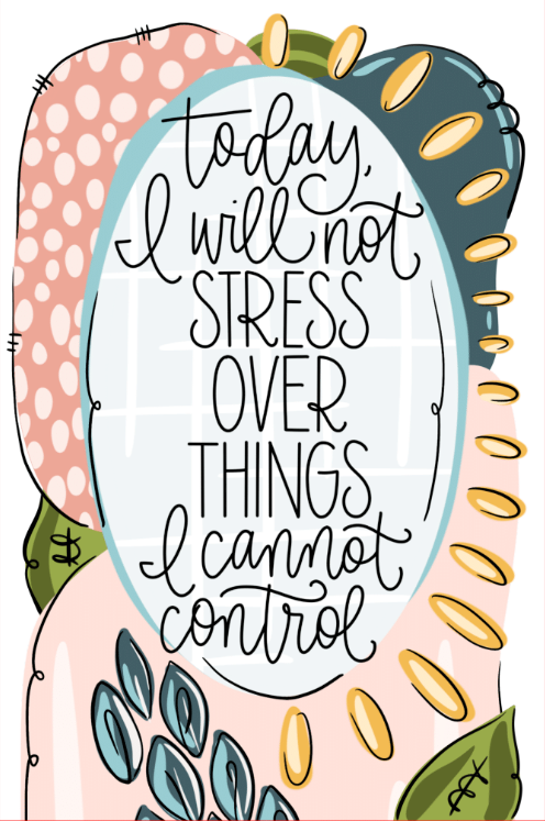 Glory Haus - Today I Will Not Stress Tea Towel