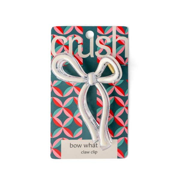DM Merchandising - Crush Christmas Bow What Fun Claw Clip