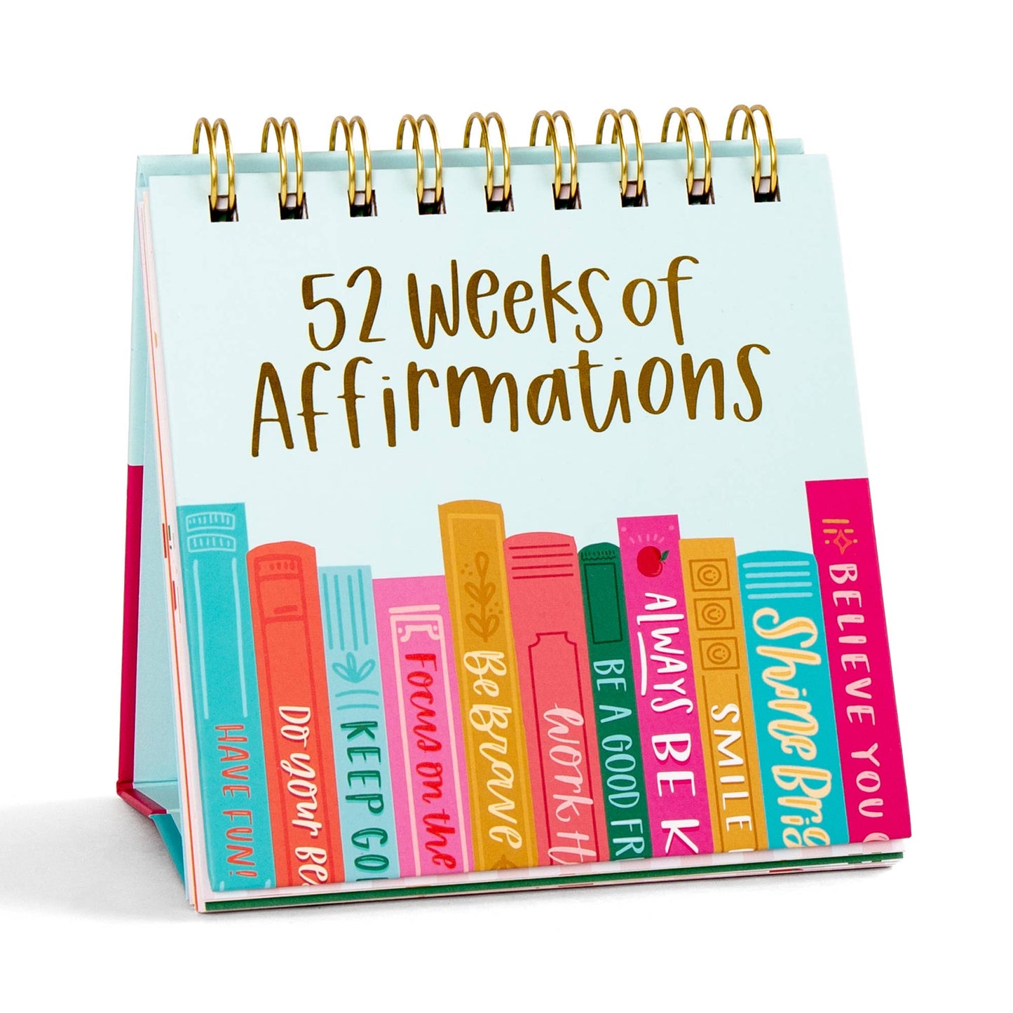 Pippi Post - 52 Weeks of Affirmations - Desk Flip Calendar