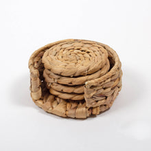 Load image into Gallery viewer, 8 Oak Lane - Natural Woven Coaster Set of 4
