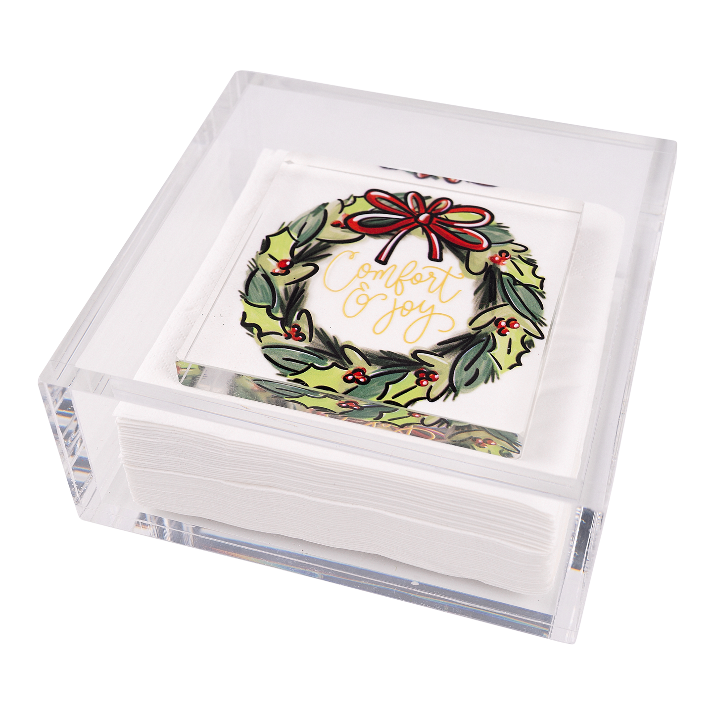 Glory Haus - Comfort & Joy Wreath Napkin Weight