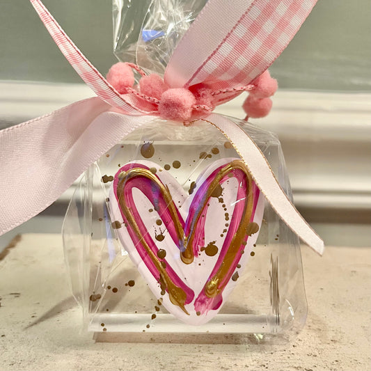 Happies - 2x2 inch Colored Hearts *Wrapped*