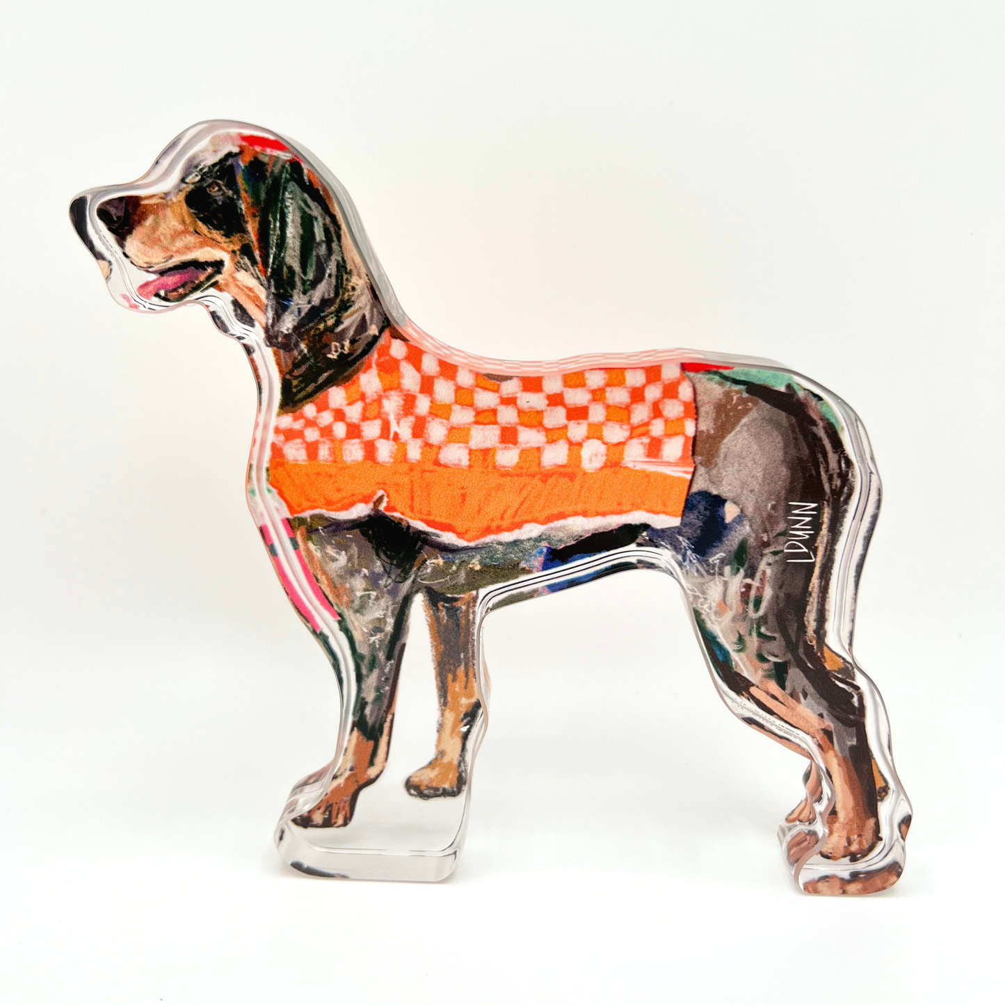 Lauren Dunn - TENNESSEE GAMEDAY ACRYLIC BULLDOG: Bitty