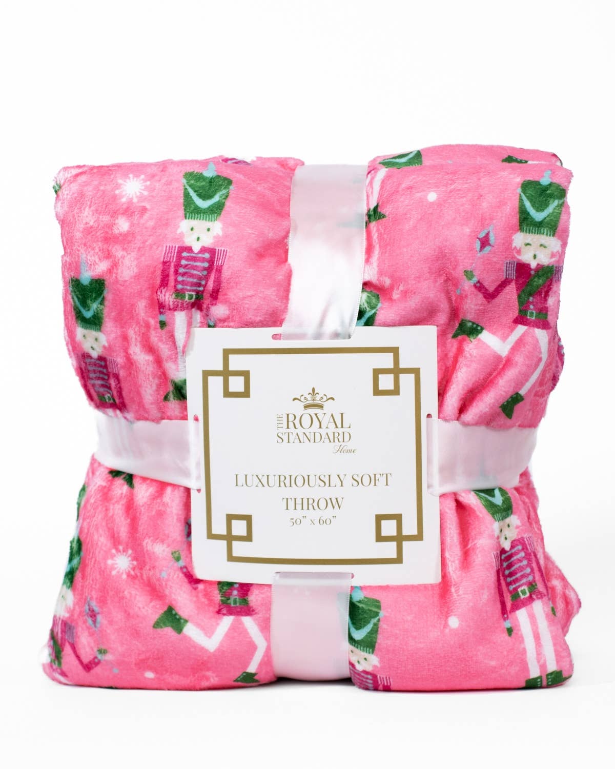 The Royal Standard - Nutcracker Cutie Throw   Pink/Multi   50x60