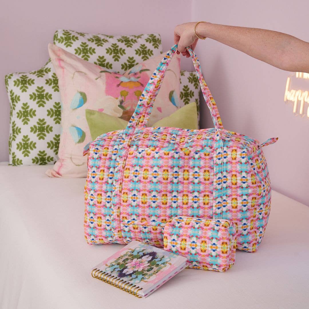 Laura Park Designs - Sumner Pink Small Cosmetic Bag: Small