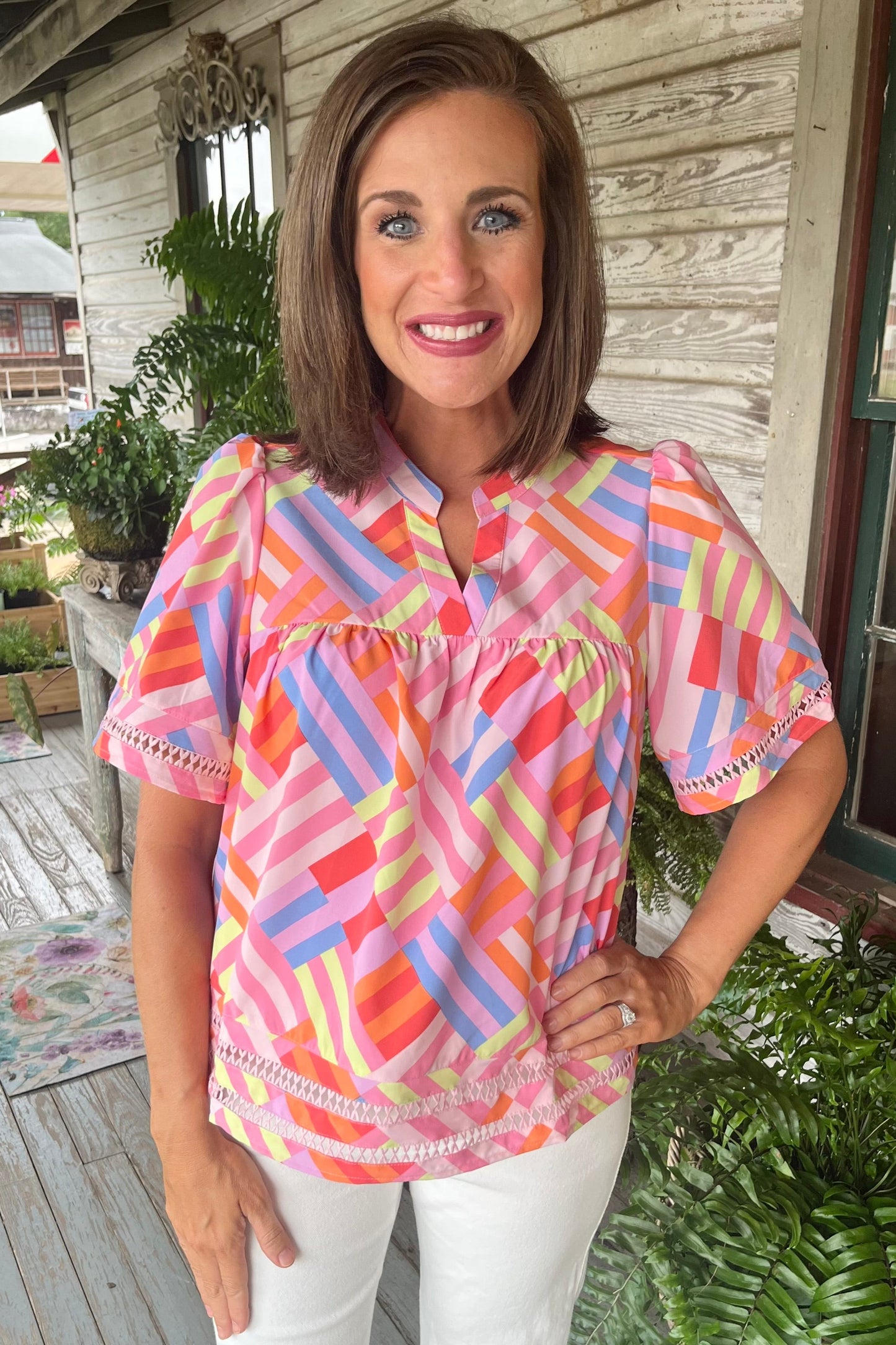 SALE Jasmine Top | Swept Away Pink