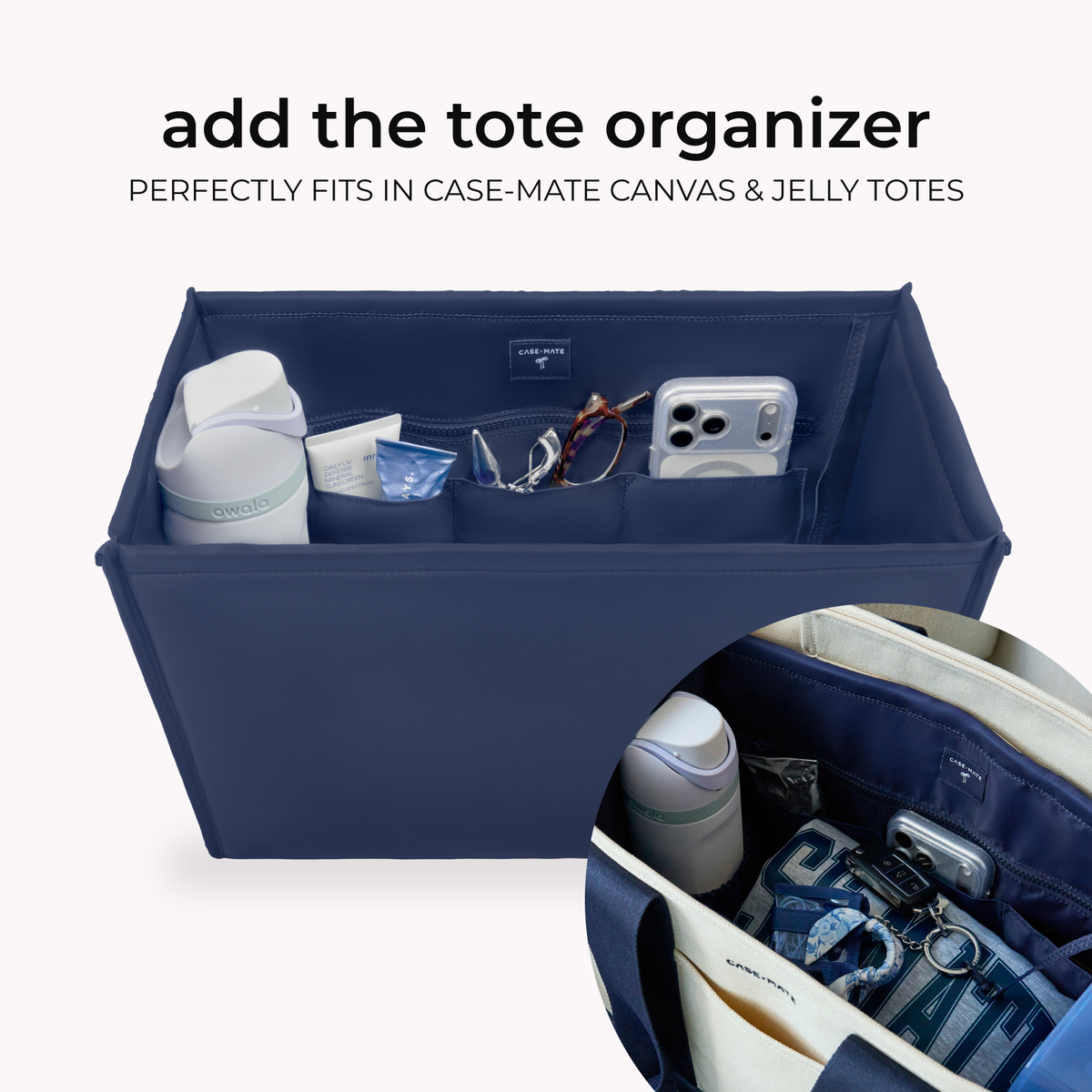 Case-Mate - Case-Mate Something Navy Twilly Jelly Tote Bag (Classic)
