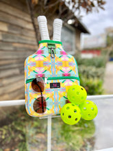 Load image into Gallery viewer, TAYLOR GRAY - With a Twist Pickleball Paddle Cover | Laura Park
