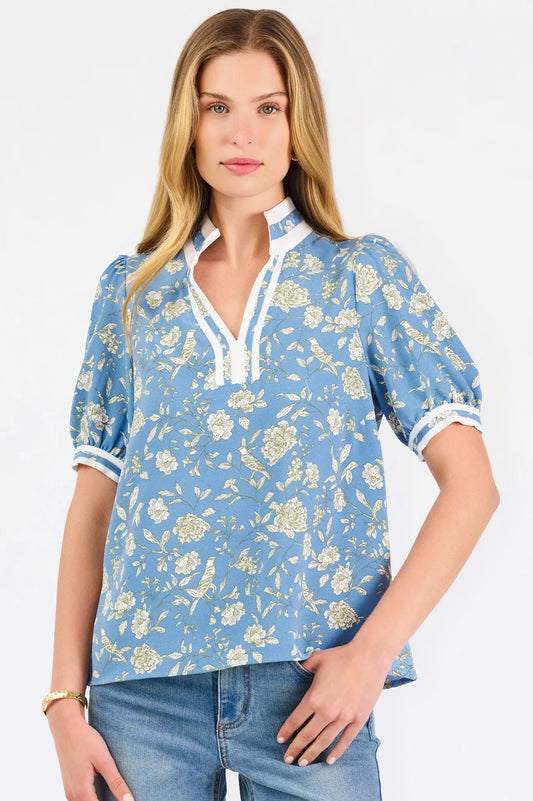 Mary Square Tricia Song Bird Top