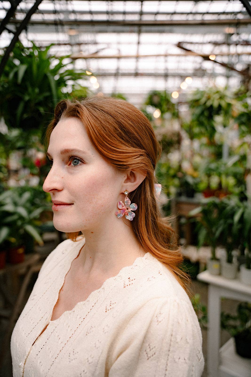Spiffy & Splendid - Petunia Earrings - Afterglow // Summer Spring Flower Jewelry