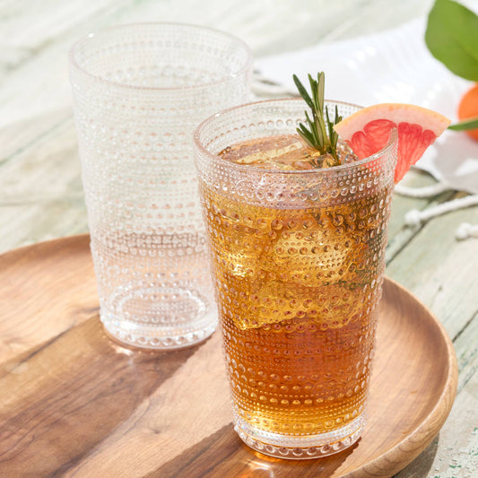 Certified International - Santa Fe Clear Acrylic Ice Tea Glass 22 oz.