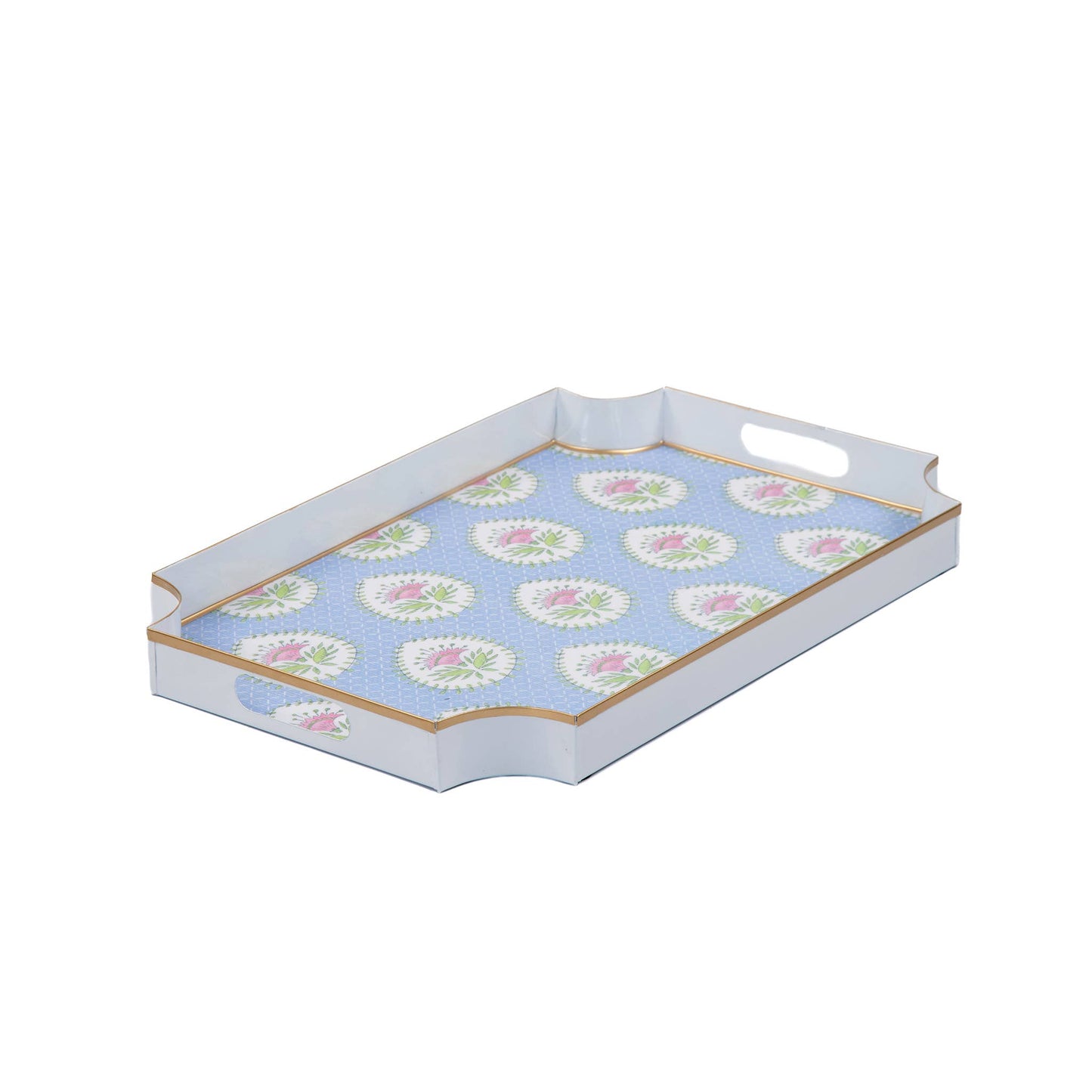 Jaye's Studio - Daphne Enameled Jaye Tray: Multi-Color