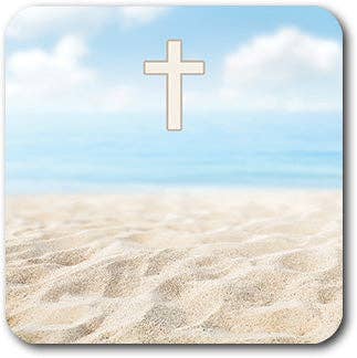 Tap To Pray - Tap To Pray® Magnets: Moss Camo + Cross
