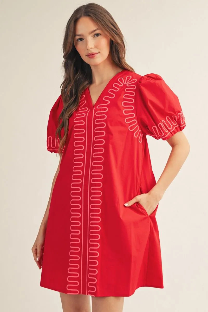 Waverly Dress | Red