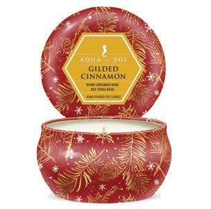 The SOi Company - Gilded Cinnamon  4oz Aqua De SOi Candle Tin