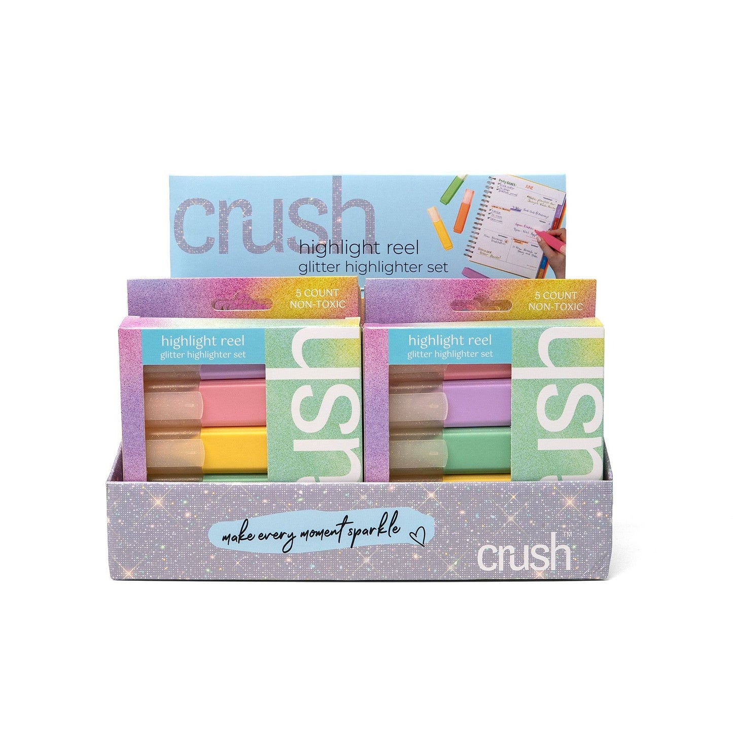 DM Merchandising - Crush Highlight Reel Glitter Highlighter Set