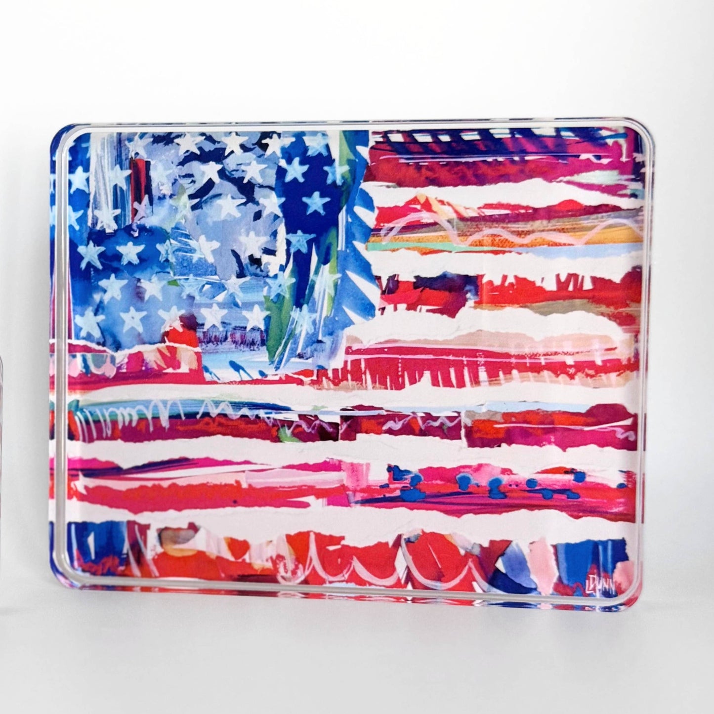 Lauren Dunn - 250th Old Glory Acrylic Flag: Large