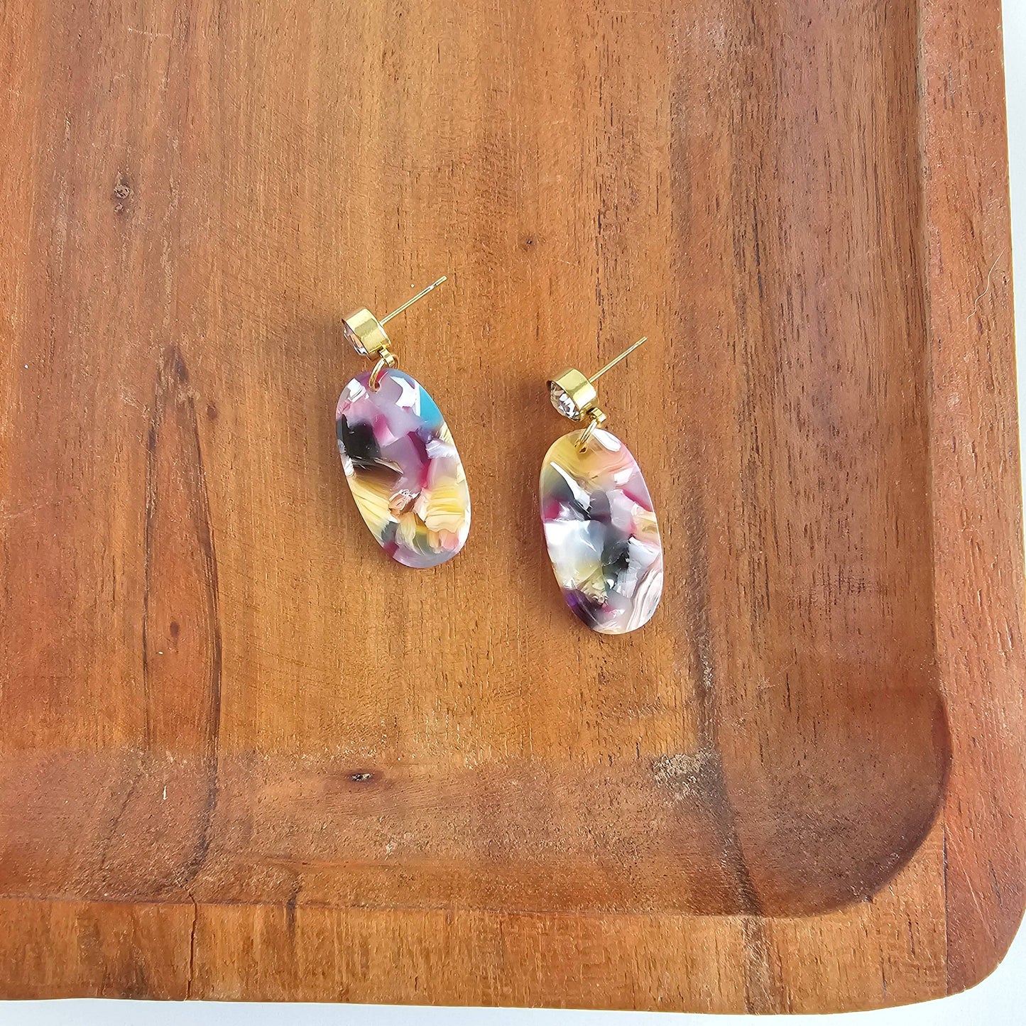 Spiffy & Splendid - Lucy Earrings - Mosaic // Summer Spring Jewelry