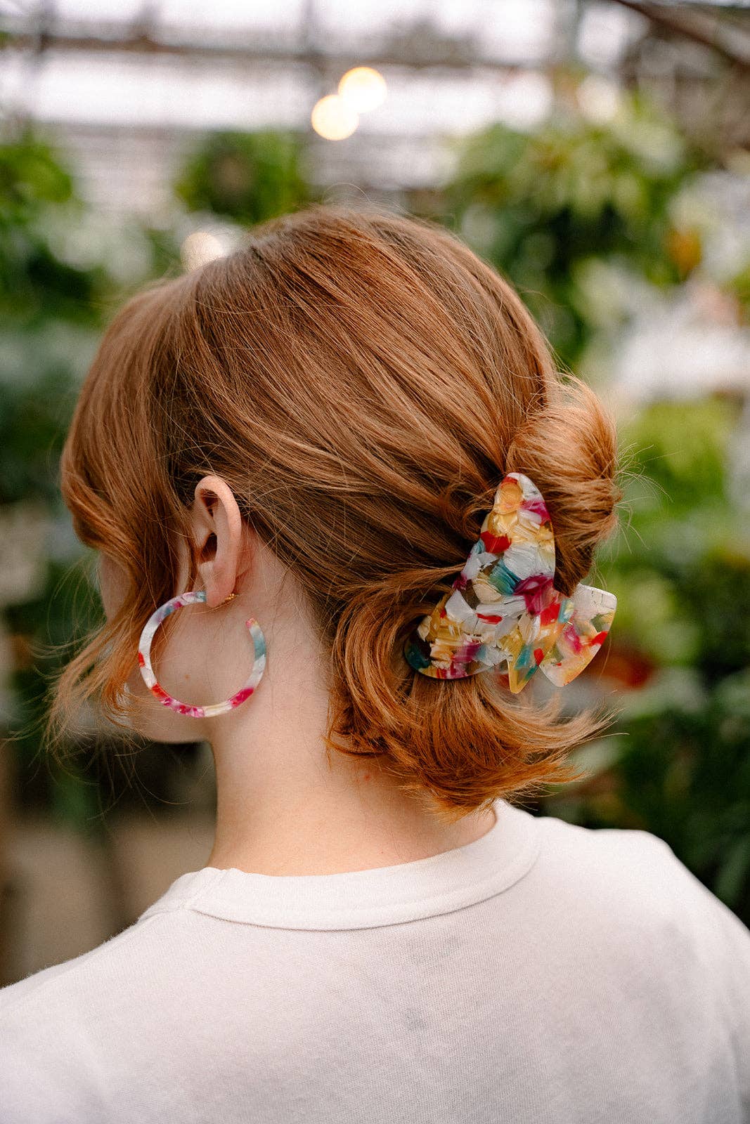 Spiffy & Splendid - Cameron Hoops - Technicolor // Summer Spring Earrings