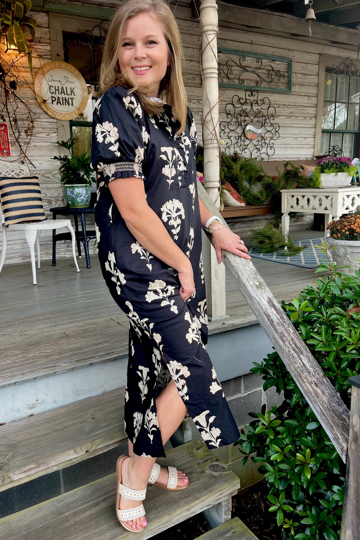 Stella Black + Cream Dress