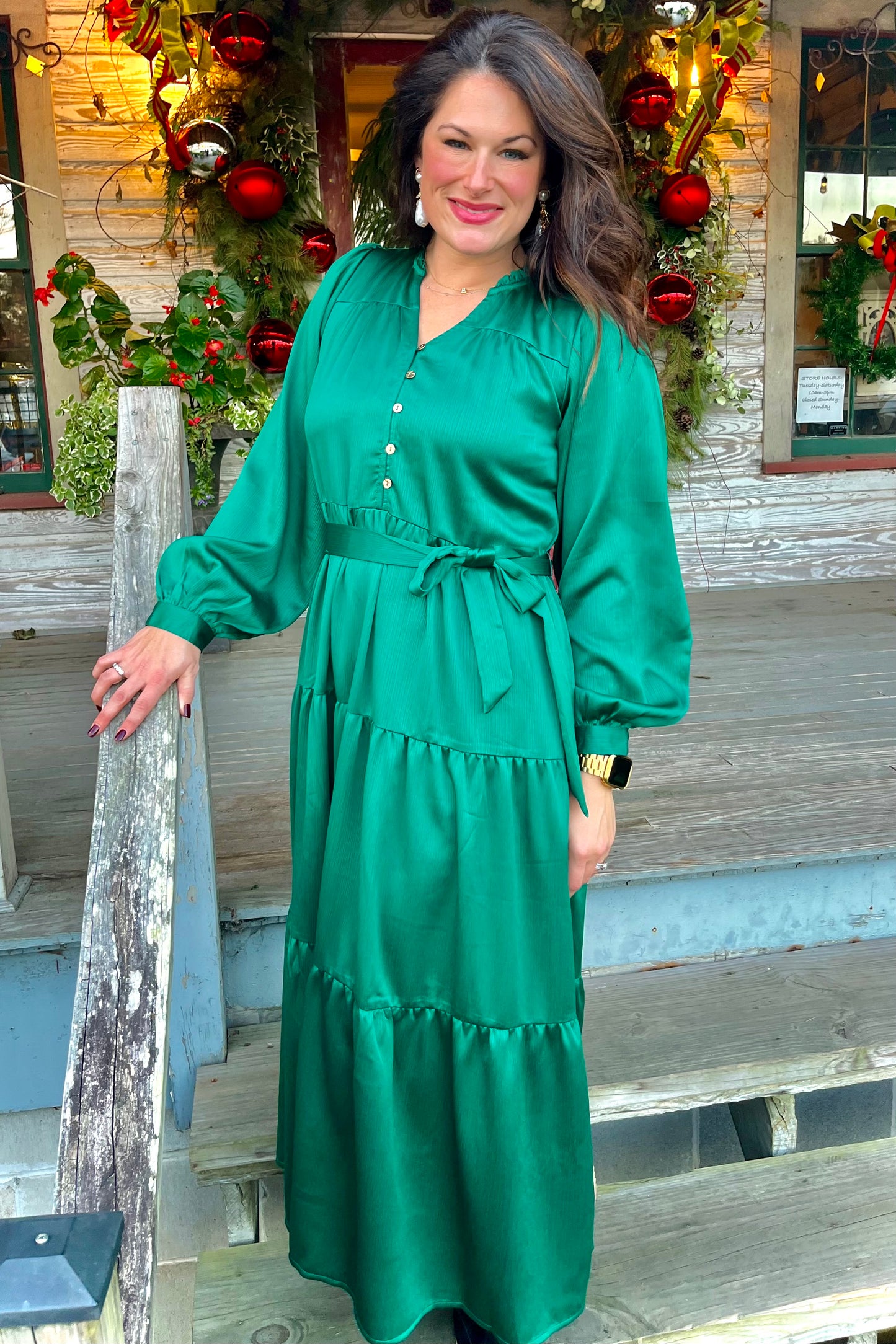 Mary Square Gracelyn Aventurine Dress
