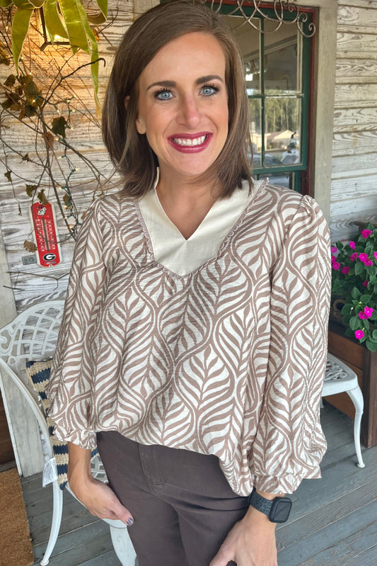 Brooke Top | Taupe