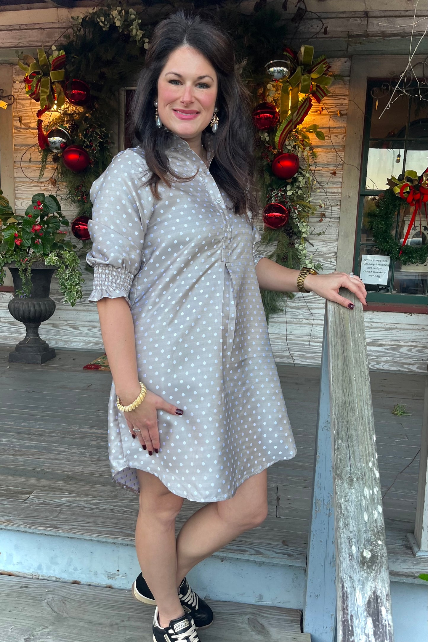 Kimberly Dress | Cement