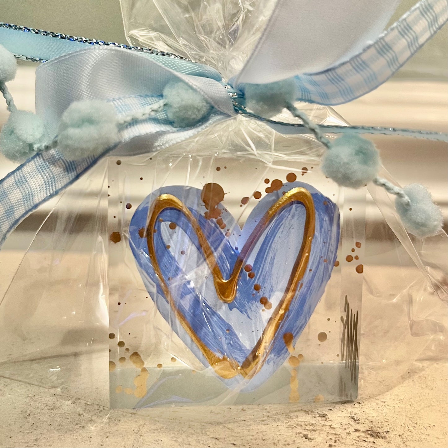 Happies - 2x2 inch Colored Hearts *Wrapped*