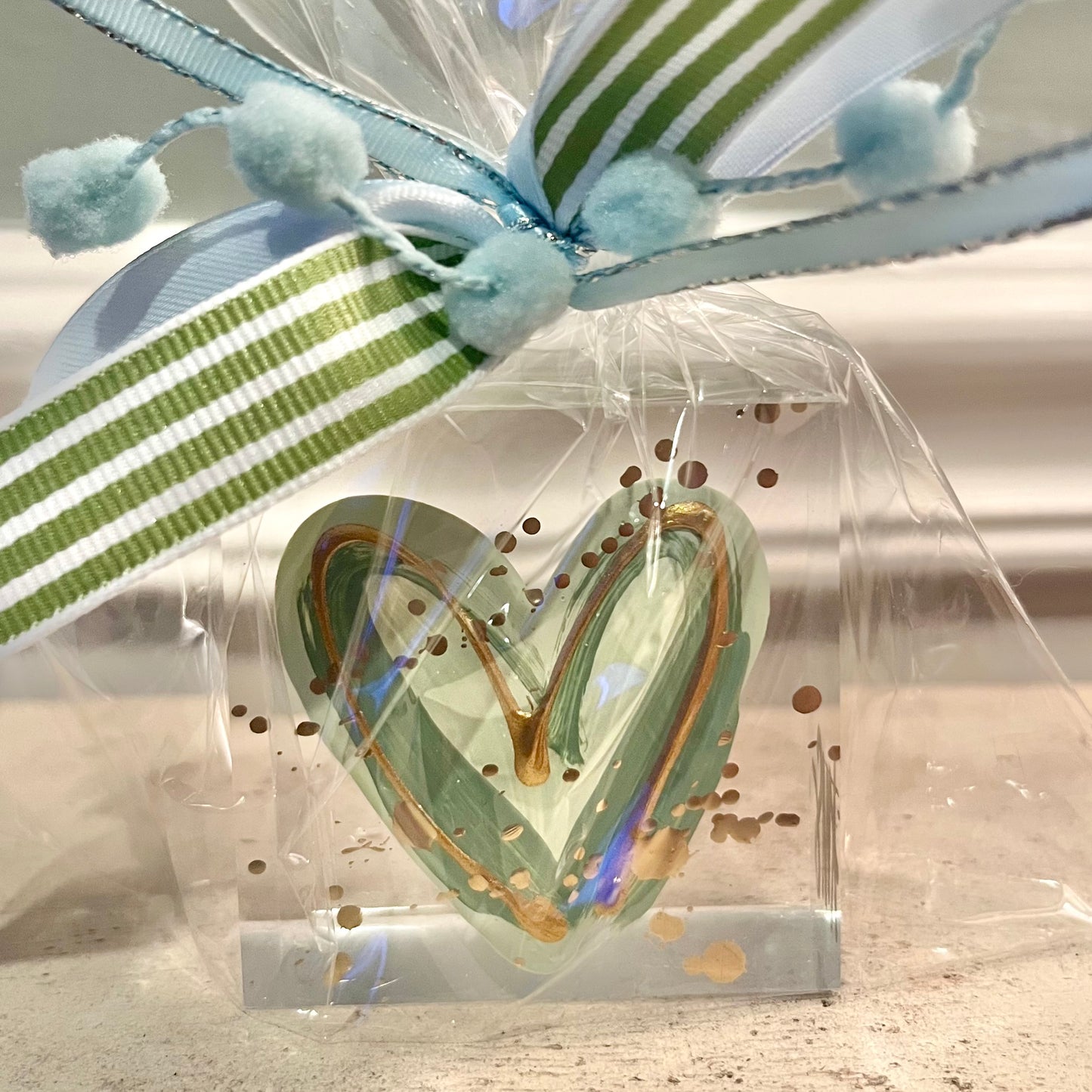 Happies - 2x2 inch Colored Hearts *Wrapped*