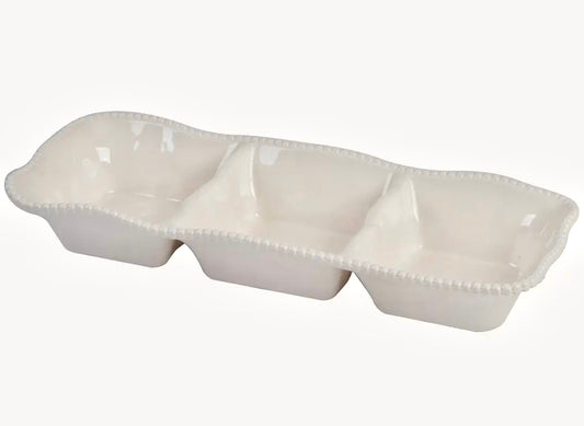 Melamine Three Section Server