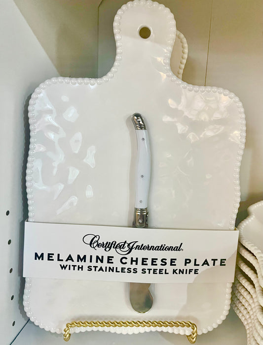 Melamine Cheese Board w/Knife