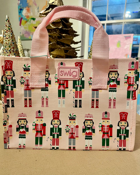 SWiG Small Reusable Bag | Sugar Plum Soldiers