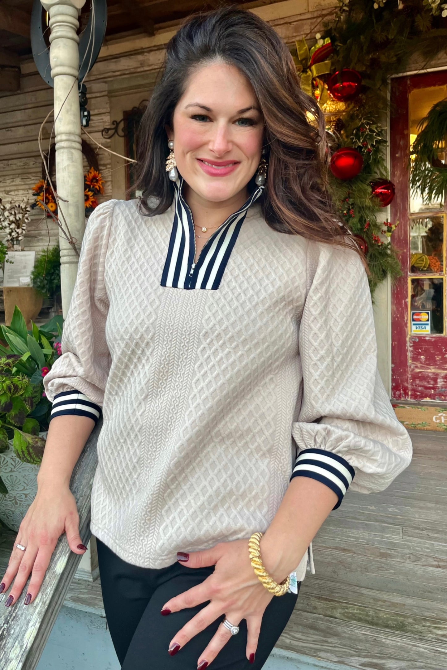 Miller Quilted Top | Stone