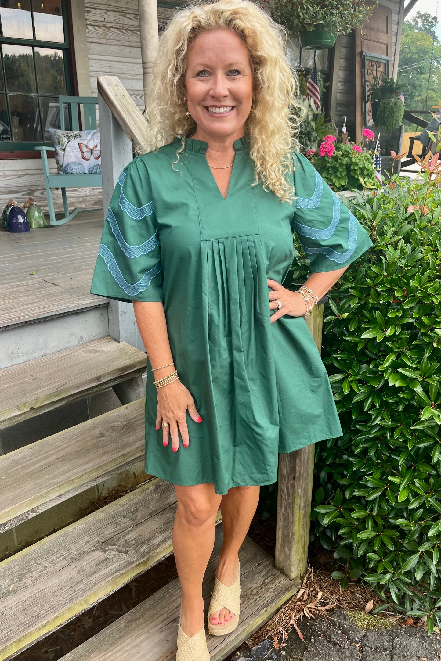 Hadley Dress | Hunter Green