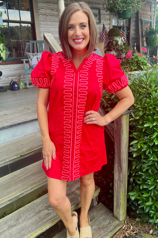 Waverly Dress | Red