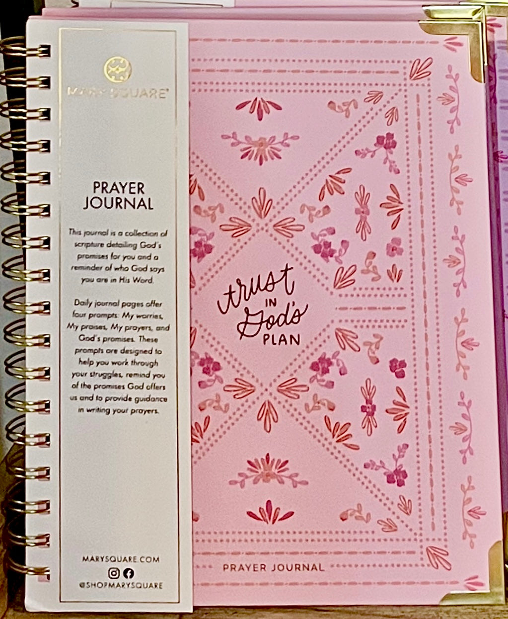 Mary Square Prayer Journal | Trust In God's Plan