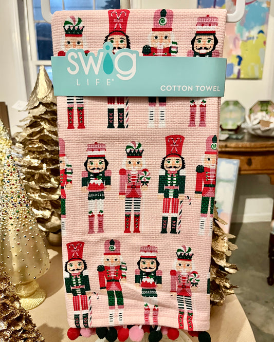 SWiG Cotton Towel | Sugar Plum Soldiers