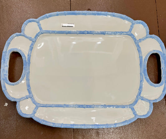 French Blue Bamboo Touch
Platter