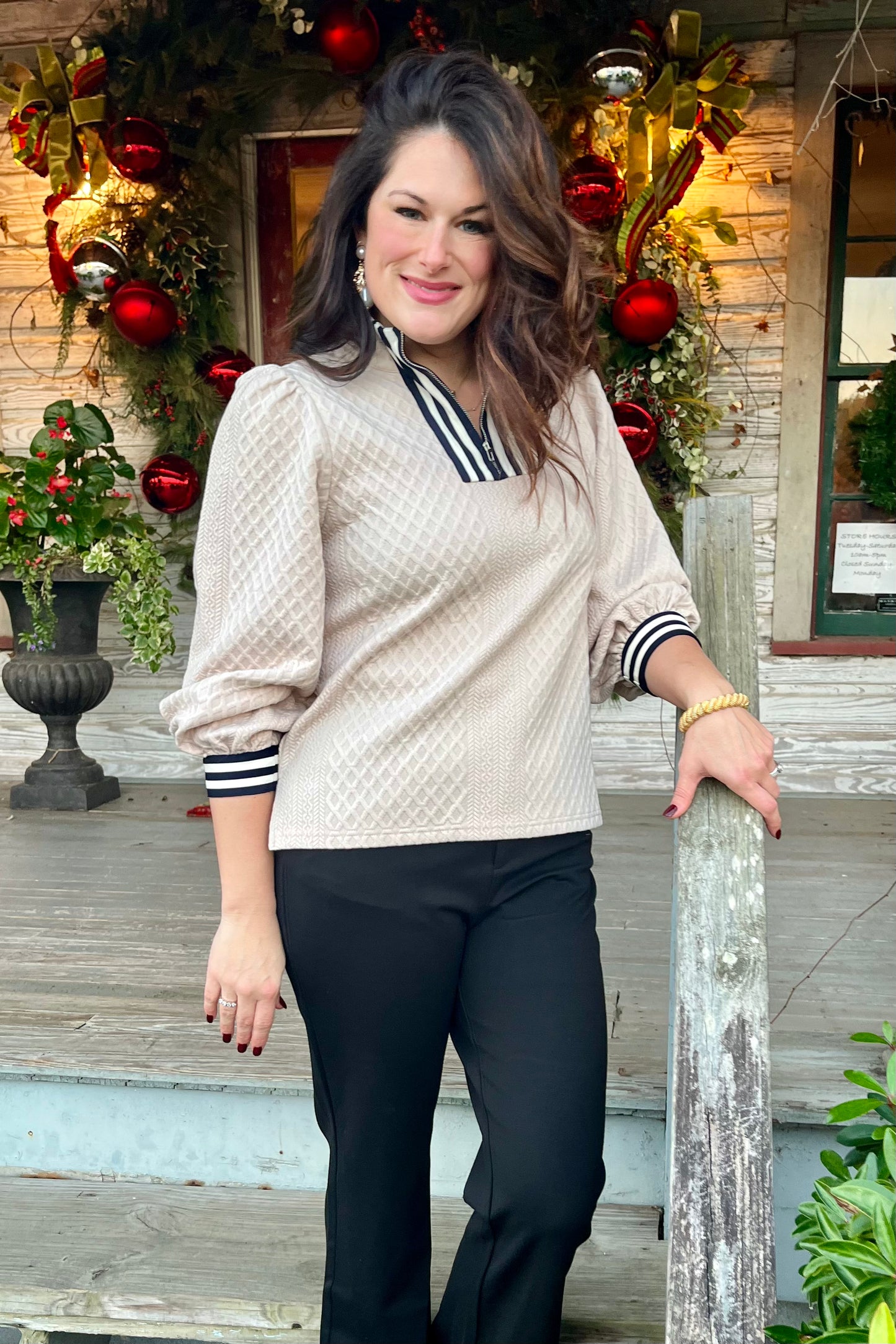 Miller Quilted Top | Stone