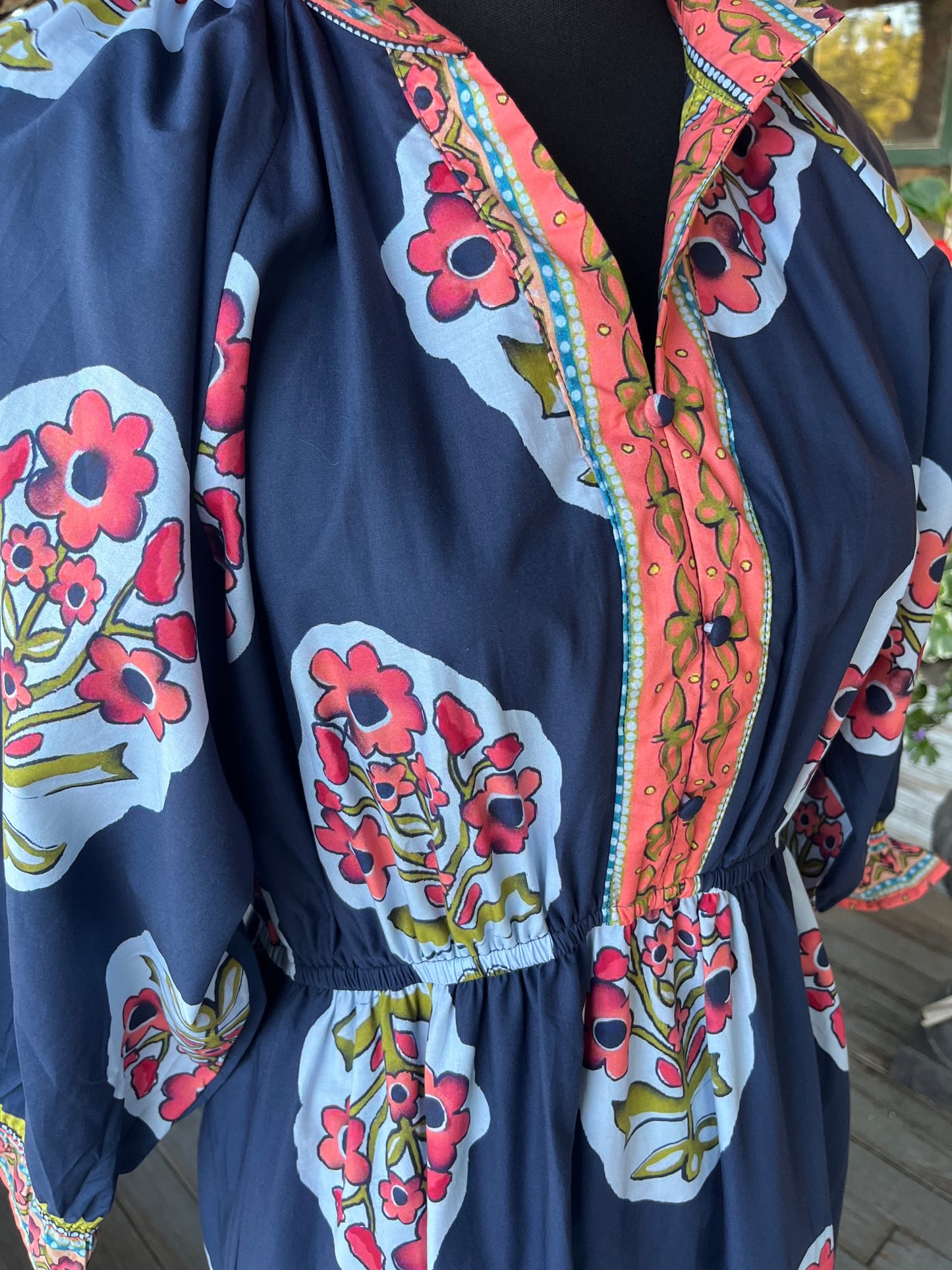 Katie Navy Floral Dress