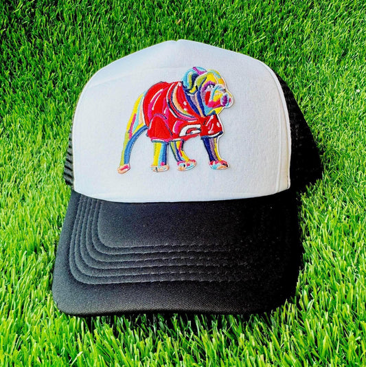 ChanArt Black Trucker UGA Patch Hat